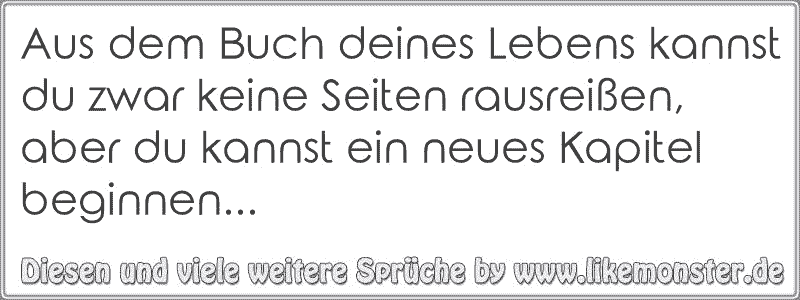 39++ Spruch leben buch neues kapitel information