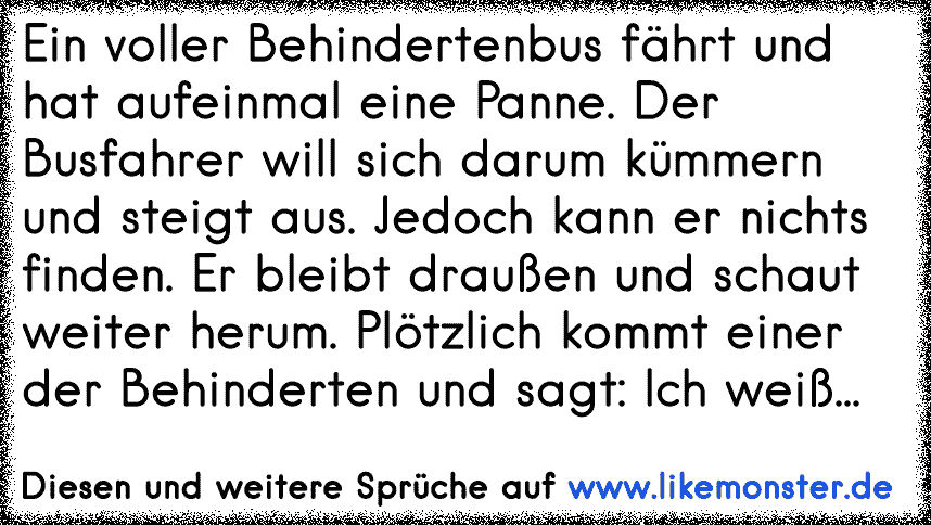 Ein Voller Behindertenbus Fährt Und Hat Aufeinmal Eine Panne