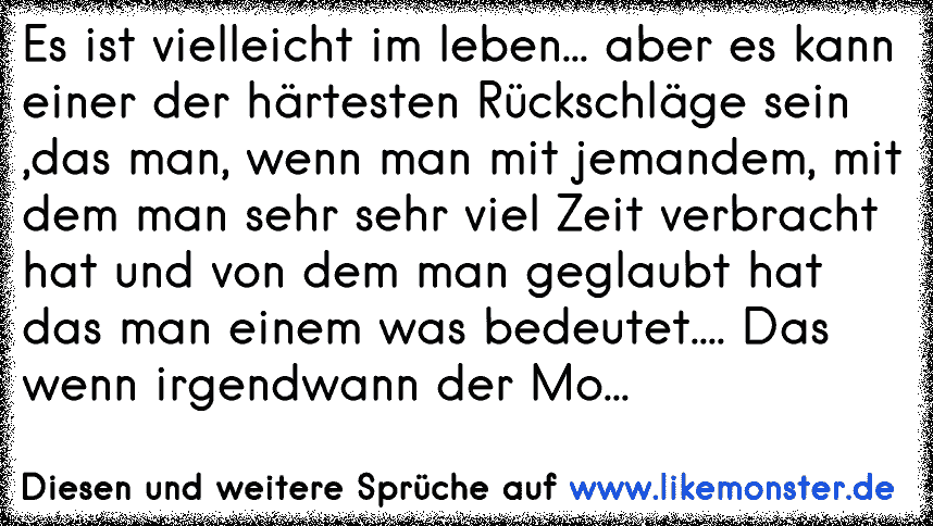 Es Ist Vielleicht Im Leben Aber Es Kann Einer Der Härtesten Rückschläge Sein Das Man Wenn