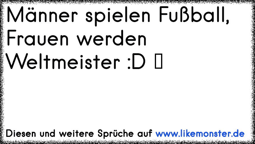 Männer Spielen Fußball Frauen Werden Weltmeister D