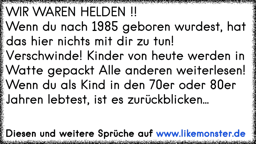 Unfassbar Warum Wir 70er Jahre Kids überlebt Habenals